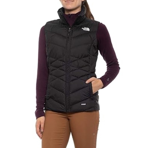 THE NORTH FACE 550 Girl BLACK Nylon QUILTED Goose Down PUFFER VEST Size L ⭐️⭐️⭐️ - Picture 14 of 14